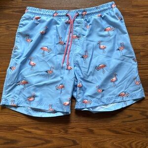 Club Room  Flamingo Swim trunks